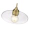 Z-Lite Paloma Pendant, 1-Light, 14 In.W x 6.25 In.H, Olde Brass/Clear 821P14-OBR - alternate 8
